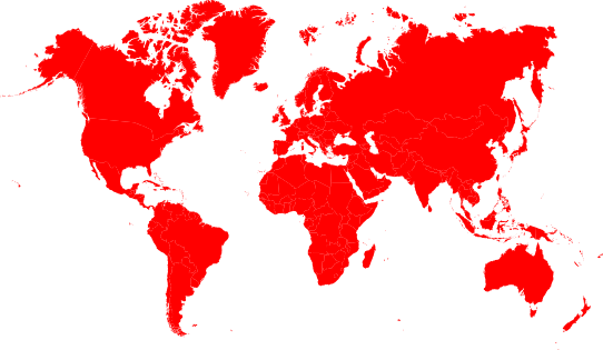 World map worldwide