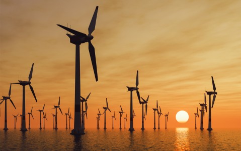 wind turbines