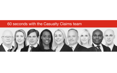 casualty claims team